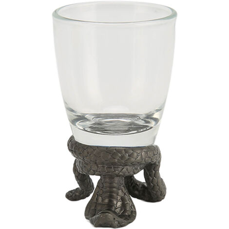 Verre à Shot Serpent Statue Décoratif pour Whisky, Accessoire Amusant pour Fêtes et Jeux