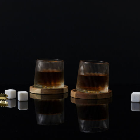 Verre A Whisky Support Acacia X2