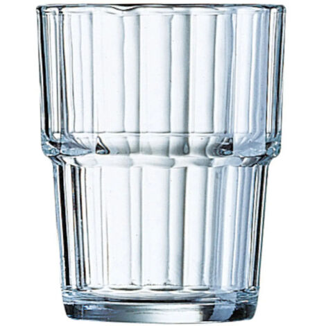 Verre bas Arcoroc NORVEGE, verre trempé 200 ml - lot de 6 pcs.