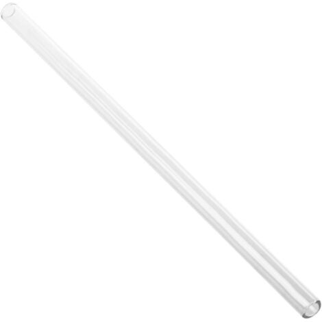 Verre borosilicate haute densité, diamètre de boisson 8 mm (7 pouces), transparent.