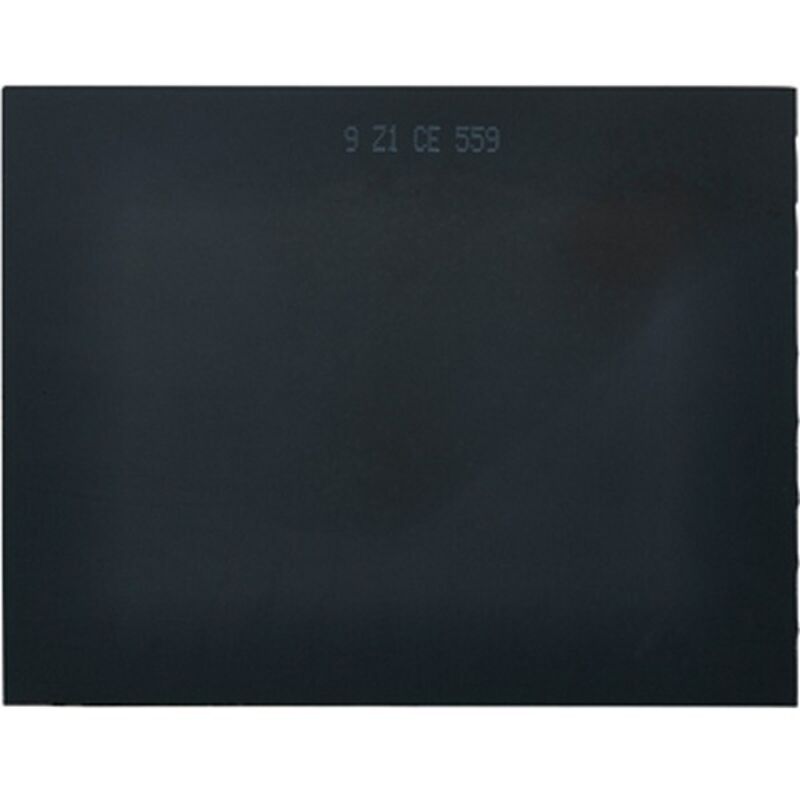 Format - Verre de protection de soudeur, sans couche réfléchissante, Dimensions : 90 x 110 mm, Niveau de protection din 9 (par 10)