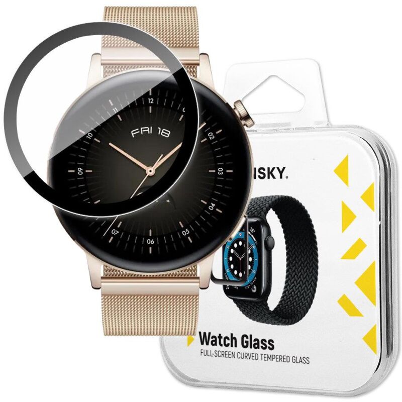 Verre de protection hybride pour Huawei Watch GT 3 42mm noir