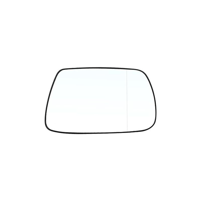 Verre de Rétroviseur Extérieur,Miroir Glace de Porte Chauffant pour Voiture Miroir d'Aile en Verre Côté Droit avec Support en Plastique de Plaque