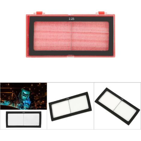 Verre de soudure avec loupe - Lentille grossissante pour protection oculaire - Accessoires soudeur - Dioptries 0.75/1.25/1.75/2.25