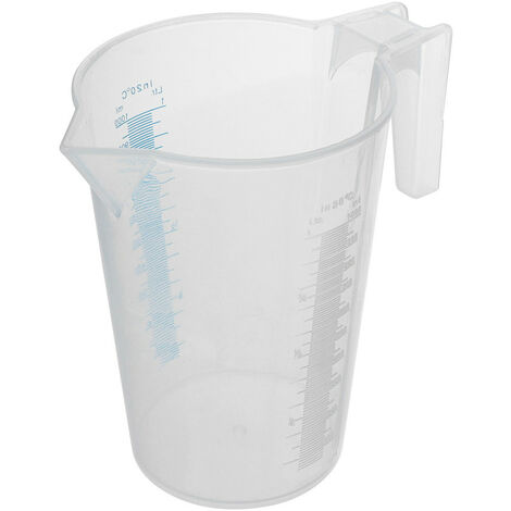 Verre doseur transparent en plastique 1L basic - RETIF