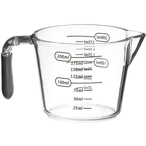 Verre doseur double 200ml - 5 five simply smart - Gris