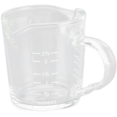 Verre doseur réutilisable à double bec isolant pour café et lait, robuste et pratique