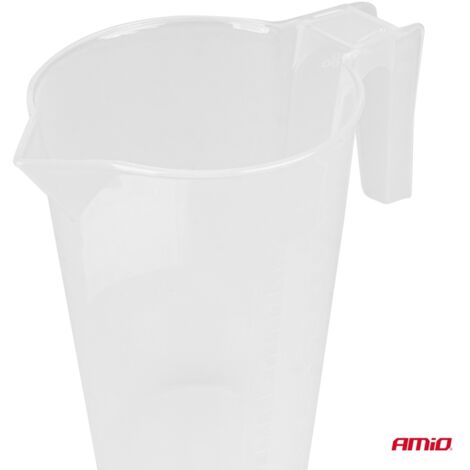 Verre doseur universel pour liquides, eau, 1000 ml AMIO-04050