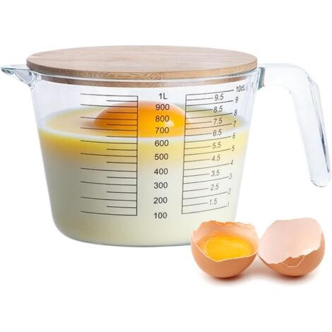 Verre Doseur,Tasse À Mesurer En Verre Outils Cuisine -