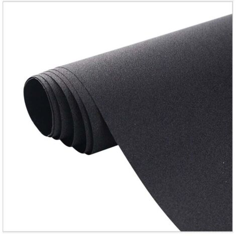 Verre électrostatique isolant en PVC avec film de fenêtre opaque noir sans colle, film de verre de séparation de salle de bains bloquant la lumière
