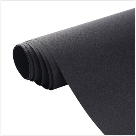 Verre électrostatique isolant en PVC avec film de fenêtre opaque noir sans colle, film de verre de séparation de salle de bains bloquant la lumière