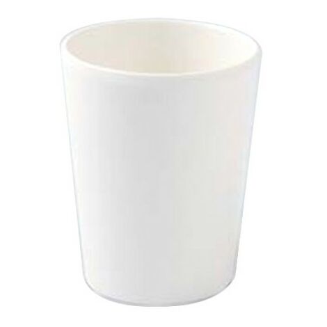 Verre en mélamine blanc optique, 180 ml