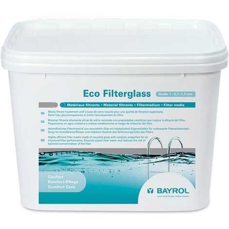 Verre filtrant Eco Filterglass Grade 1 20 kg - Bayrol - Transparent