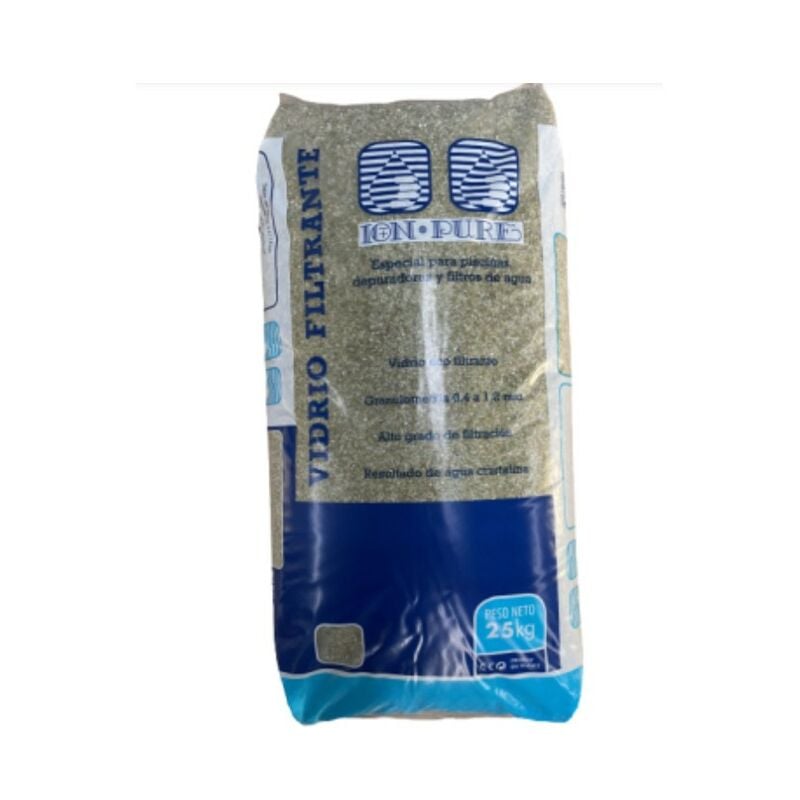 Astralpool - Verre filtrant pour piscine, sac de 25 kg, ecoglass 70x30x10 cm, bleu