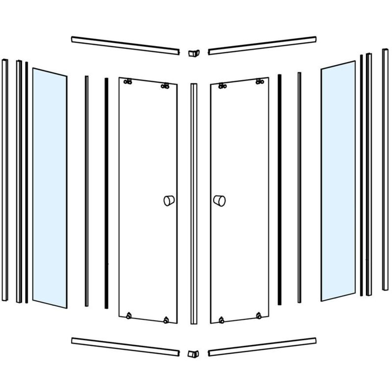Verre HLF909 à une pièce fixe