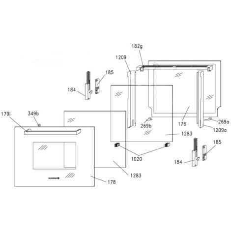 VERRE INTERM. EXTERIEUR, Four - Cuisinière, 44003350