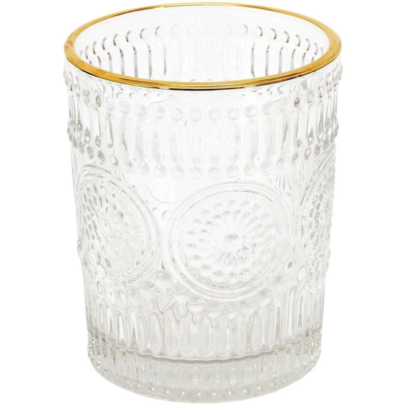 Verre Lisere avec bord doré