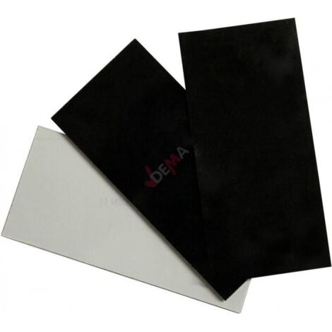 Verre protecteur pour bouclier de soudure 108 x 51 mm - 3 pièces