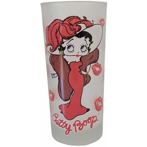 Verre sablé Betty Boop La Cinquantaine