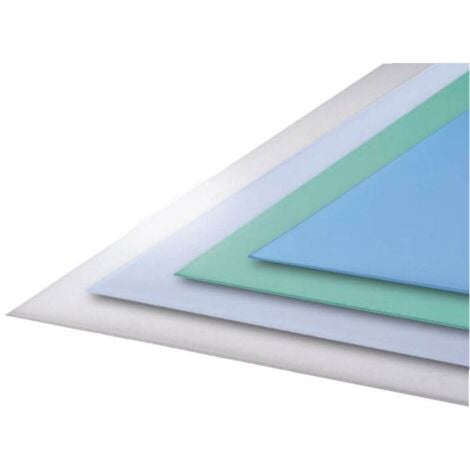 Verre synthétique dépoli vert - Coloris - Vert, Epaisseur - 3 mm, Largeur - 100 cm, Longueur - 100 cm