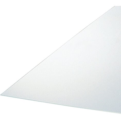 Verre Synthétique Lisse et Transparent - Coloris - Transparent, Epaisseur - 2 mm, Largeur - 150 cm, Longueur - 50 cm