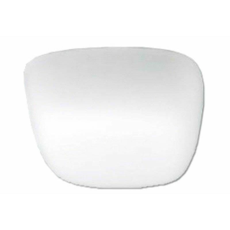 Verre vituber carré blanc opale 20cm lb 529665