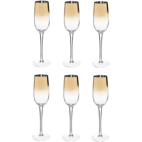 Verres à champagne ARYA, 210 ml, 6 pièces