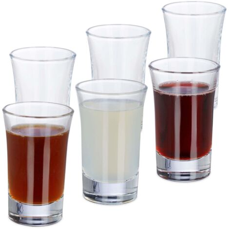 Verres à shot de 4 cl en lot de 6