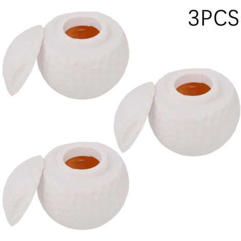 Verres à shot en forme de balle de golf, lot de 3, emballage en boîte colorée