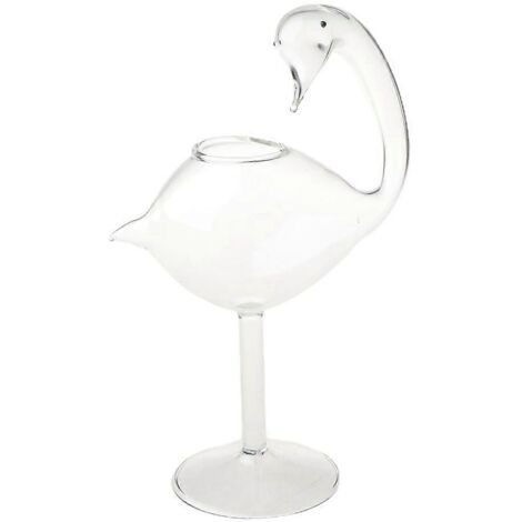 Verres à vin rouge élégants en forme de cygne de 180 ml, parfaits pour les cocktails.