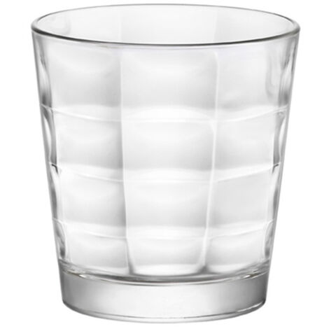 VERRES CUBE POUR EAU 245ML LOT DE 6 - BORM