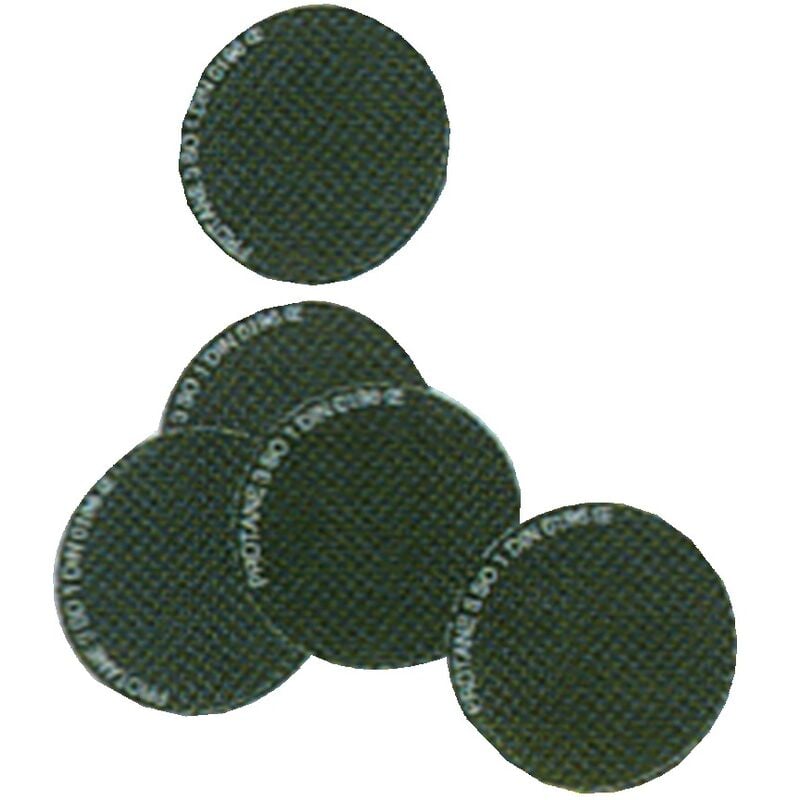 Paquet de 10 verres de rechange ronds d 50mm teinte n° 5 Saf-fro W000335085