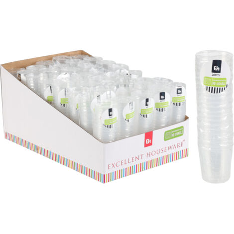 Verres en plastique colorés pour shots de vodka, 30 ml, lot de 20
