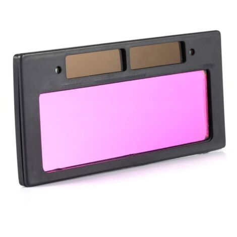 Verres photochromiques, masques de soudage, verres LCD à changement de couleur automatique alimentés par l'énergie solaire.