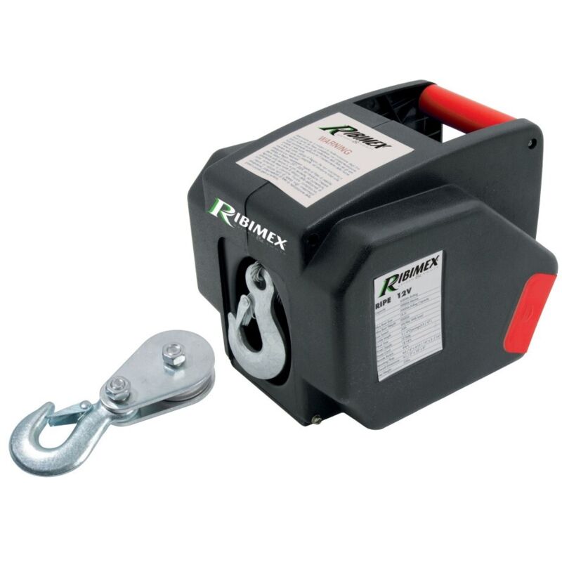 Verricello Elettrico Per Barche 12V – 35 Libbre Di Tiro, Adatto Per Ancora Fino A 15,8 Kg, Telecomando Incluso E Luce LED
