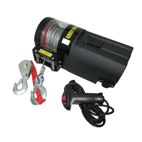 Verricello/Argano/Paranco elettrico 12V 4500 lbs con telecomando