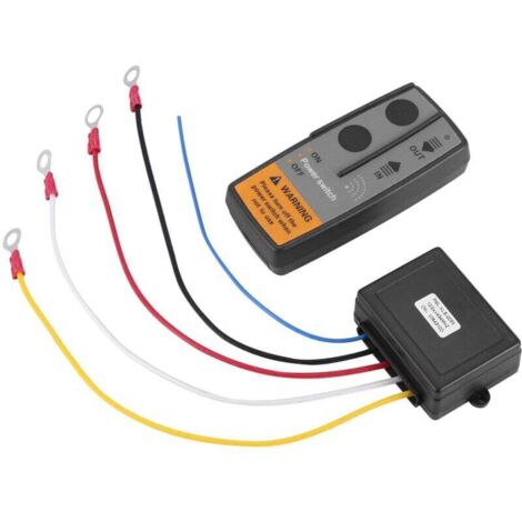 Verricello combinato con telecomando wireless da 12 V per auto, ATV, SUV, UTV, universale