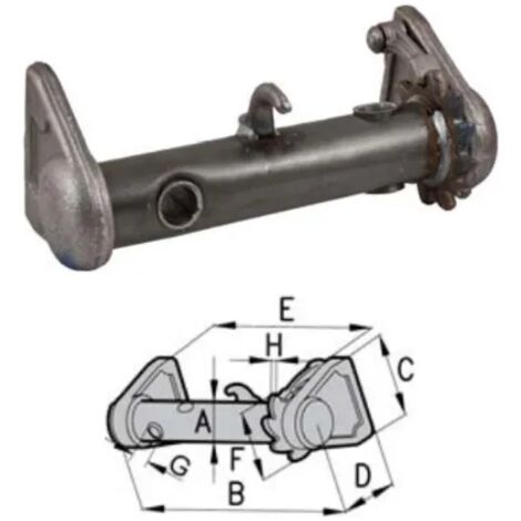 Verricello industriale lato destro 60427 e 61699 Cermag - 60427