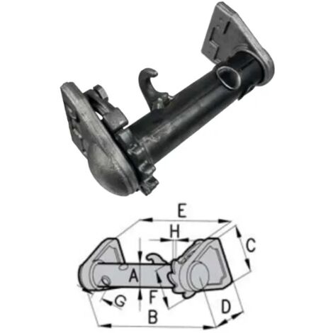 Verricello industriale lato sinistro 60682 e 61700 Cermag - 60682