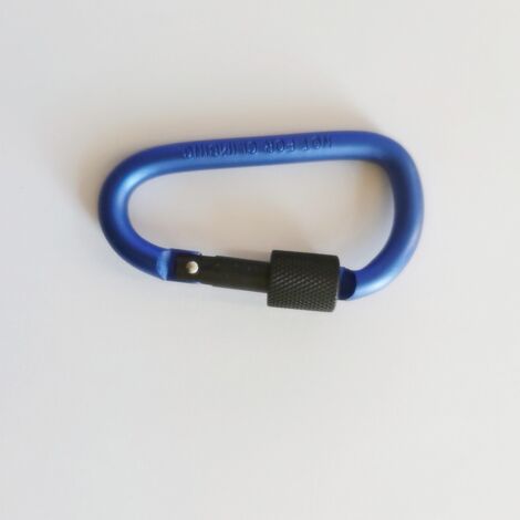 Verriegelbarer Karabiner, Premium-D-Ring-Karabiner aus Aluminiumlegierung, Schlüssel C