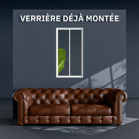 Verrière 2 Carreaux - Déjà Montée - Blanc