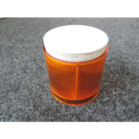 Verrine fixe orange Ø 70mm culot Ba15d (lampe non incl) pour signalisation Harmony XVD Schneider