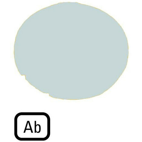 Verrine pour boutons-poussoirs plate blanche AB EATON M22-XDL-W-D4