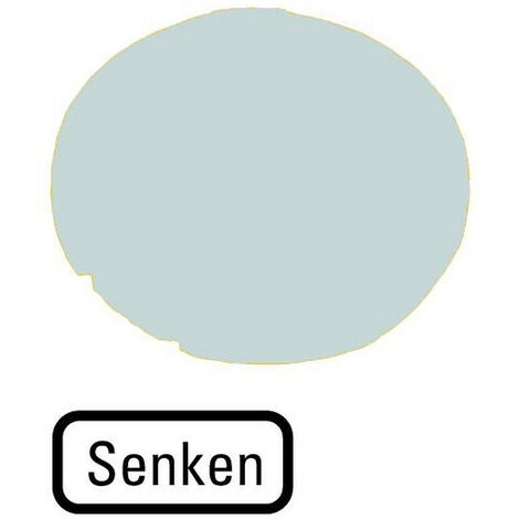 Verrine pour boutons-poussoirs plate blanche SENKEN EATON M22-XDL-W-D18