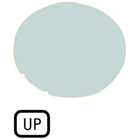 Verrine pour boutons-poussoirs plate blanche UP EATON M22-XDL-W-GB3