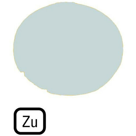 Verrine pour boutons-poussoirs plate blanche ZU EATON M22-XDL-W-D2