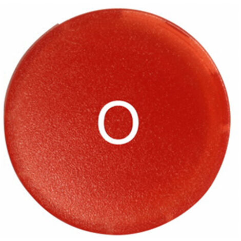 Verrine pour boutons-poussoirs plate rouge EATON M22-XDL-R-X0