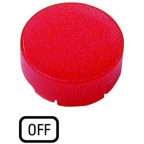Verrine pour boutons-poussoirs saillante rouge OFF EATON M22-XDLH-R-GB5