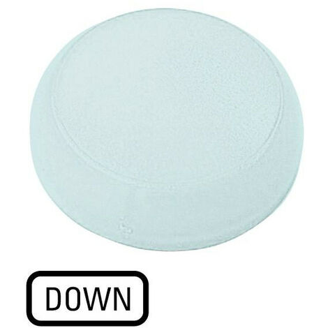 Verrine voyant lumineux blanc plate DOWN EATON M22-XL-W-GB4