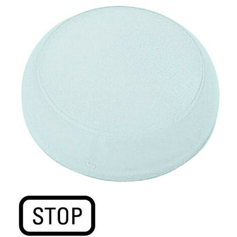 Verrine voyant lumineux blanc plate STOP EATON M22-XL-W-GB0